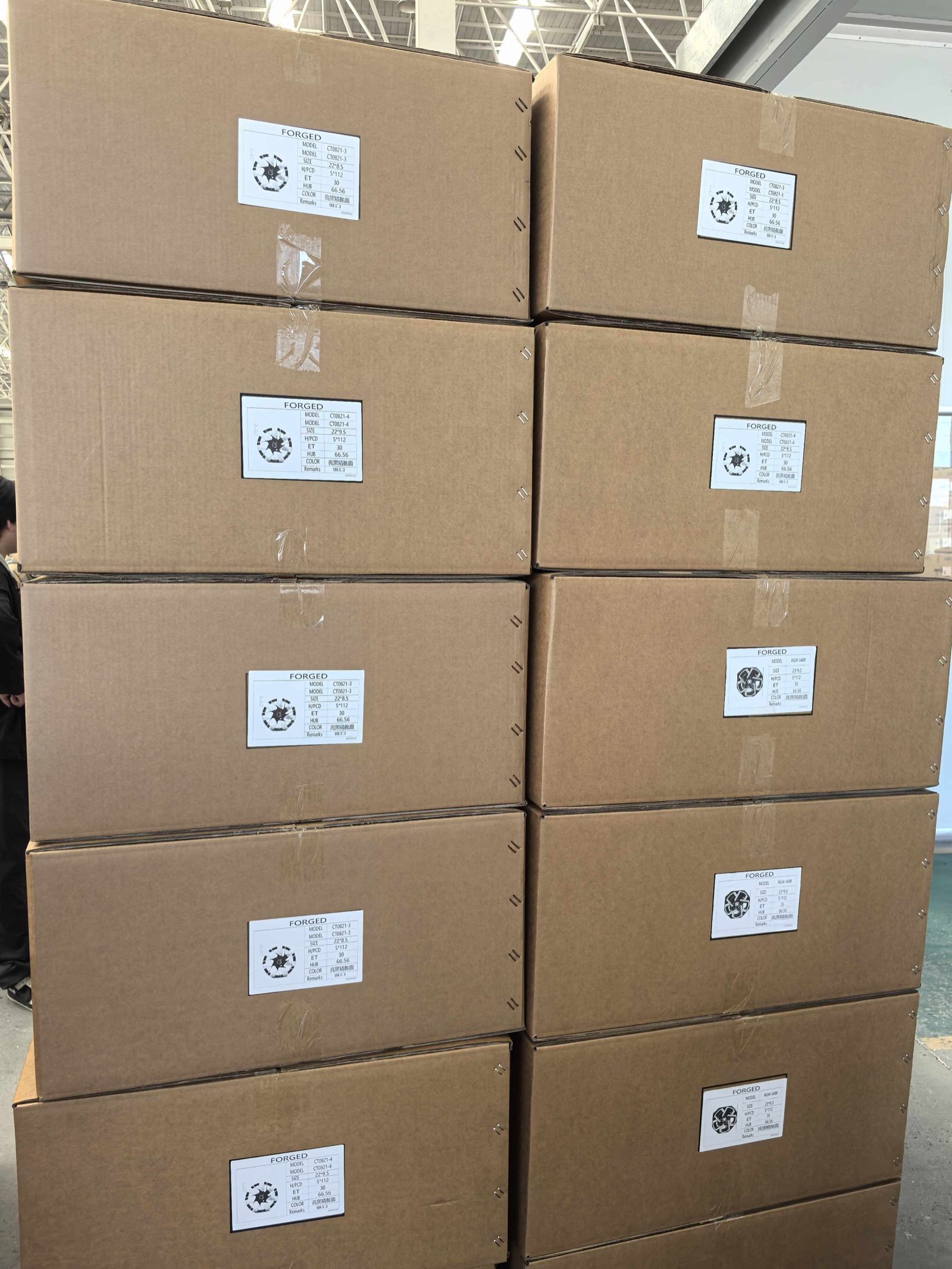 04 Labeled FORGED export cartons