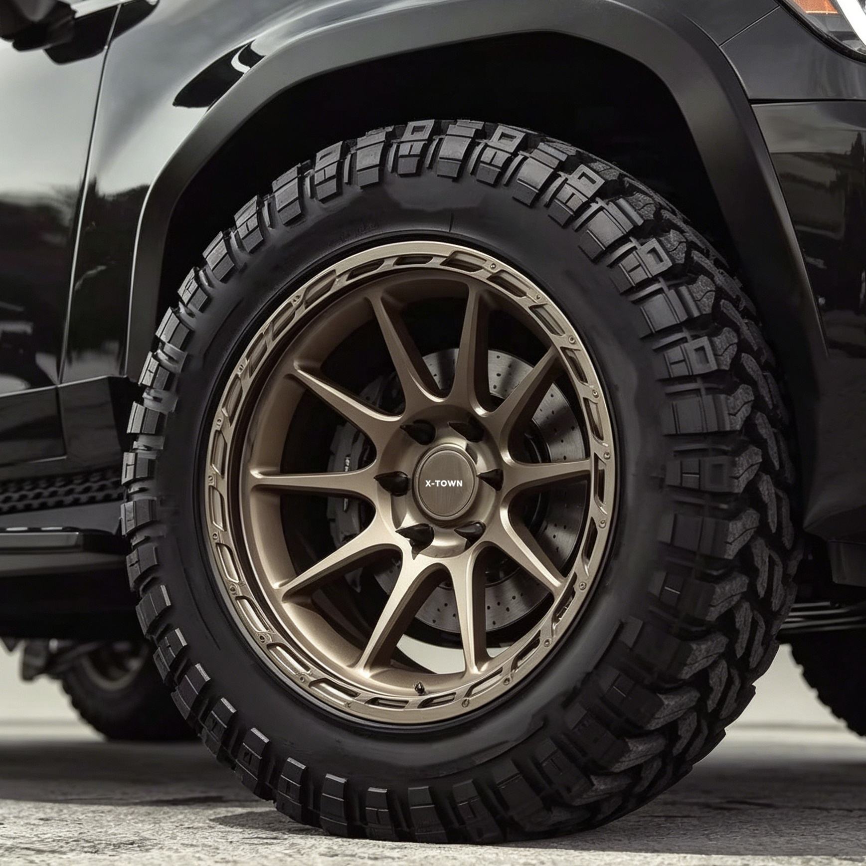 Deep-dish off-road beadlock