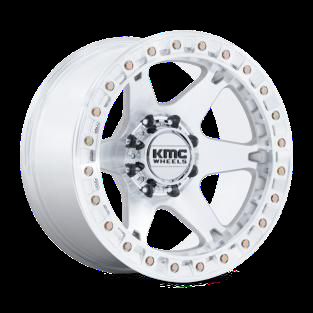 Polished off-road beadlock 17–19″