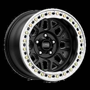 Polished off-road beadlock 17–19″